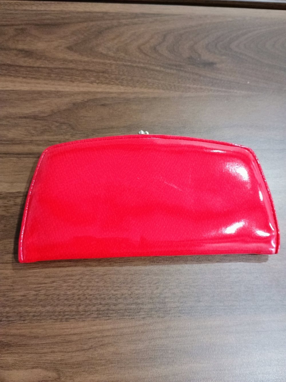 Red Patent Wallet Clutch - Women's Wallet